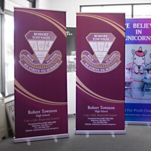 MARKETING BANNER STAND | Strengthening Steel Roll Up Banner(80X200cm) Exhibition Stand