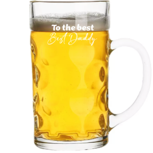 PINEAPPLE | Personalised Jumbo Beer Steins Glass Mug | For Gifts