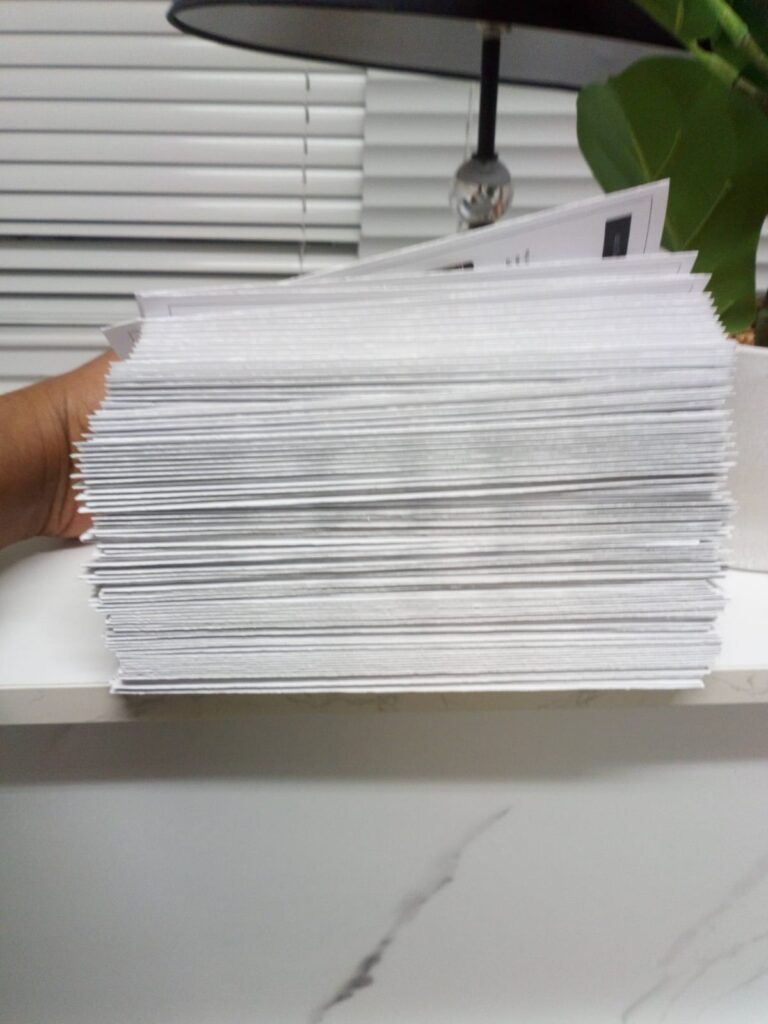 Order of Service | Personalised Folded Booklet | Stapled - The Ordinary ...