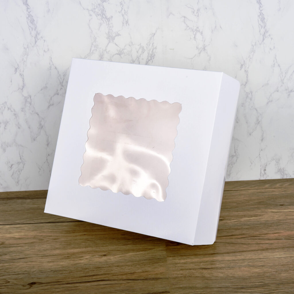 10pcs Floral Decorative Cake Boxes 12inch Premium Boxes with Window