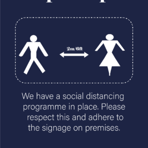 Personalised, Social Distancing, Fence/Wall Posters