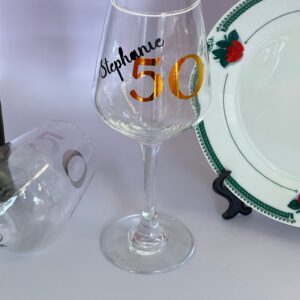 GOBLET | Personalised Wine Glass For Gift | Milestone Wine Goblet