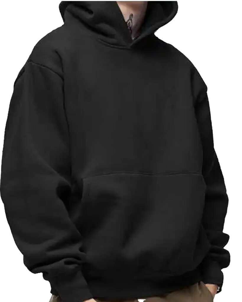 Personalised Oversize Heavy Hoodie Cotton Fleece No Strings