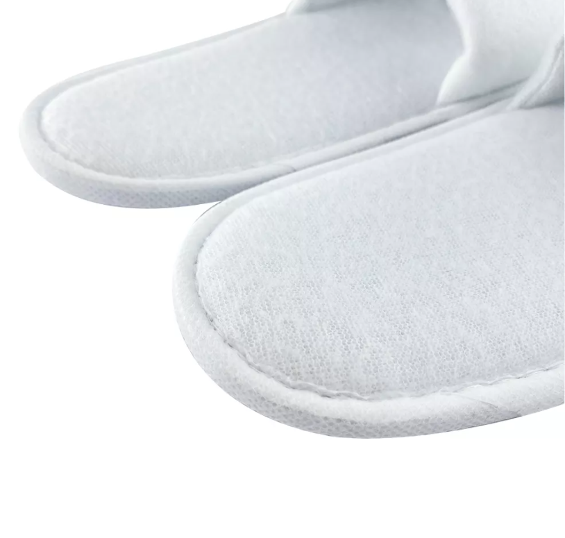 WAFFLE WEAVE SLIPPERS | Five Star Personalised White Slippers for ...